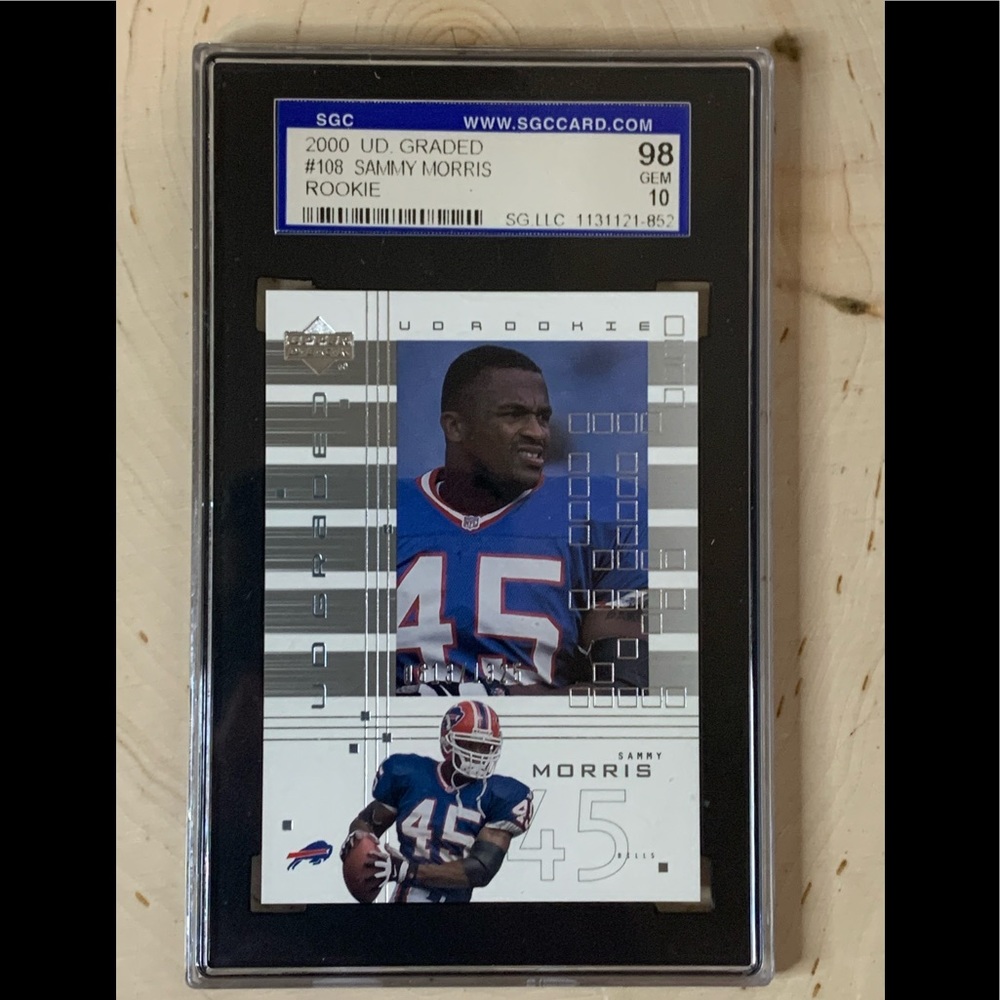 SAMMY MORRIS 2000 UD Graded #108 Rookie 98 GEM 10